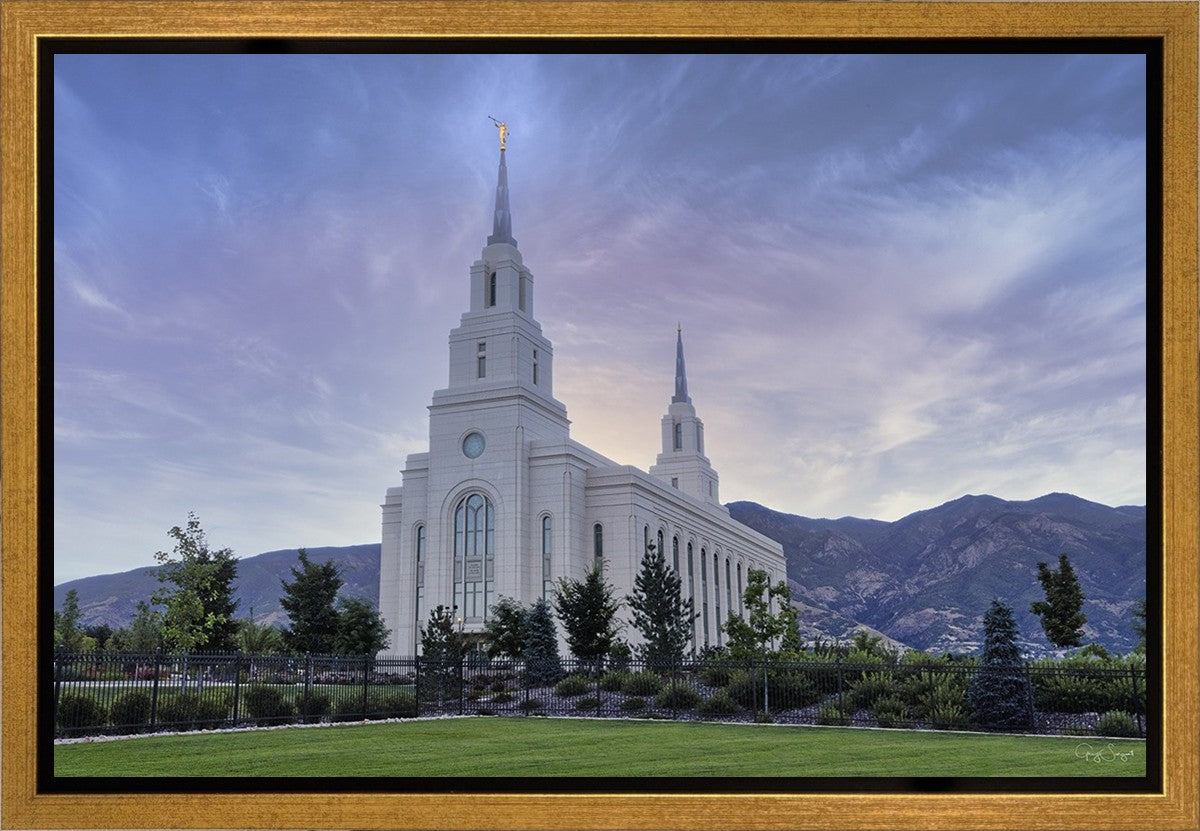 Layton Utah Morning Vista Gallery Wrap