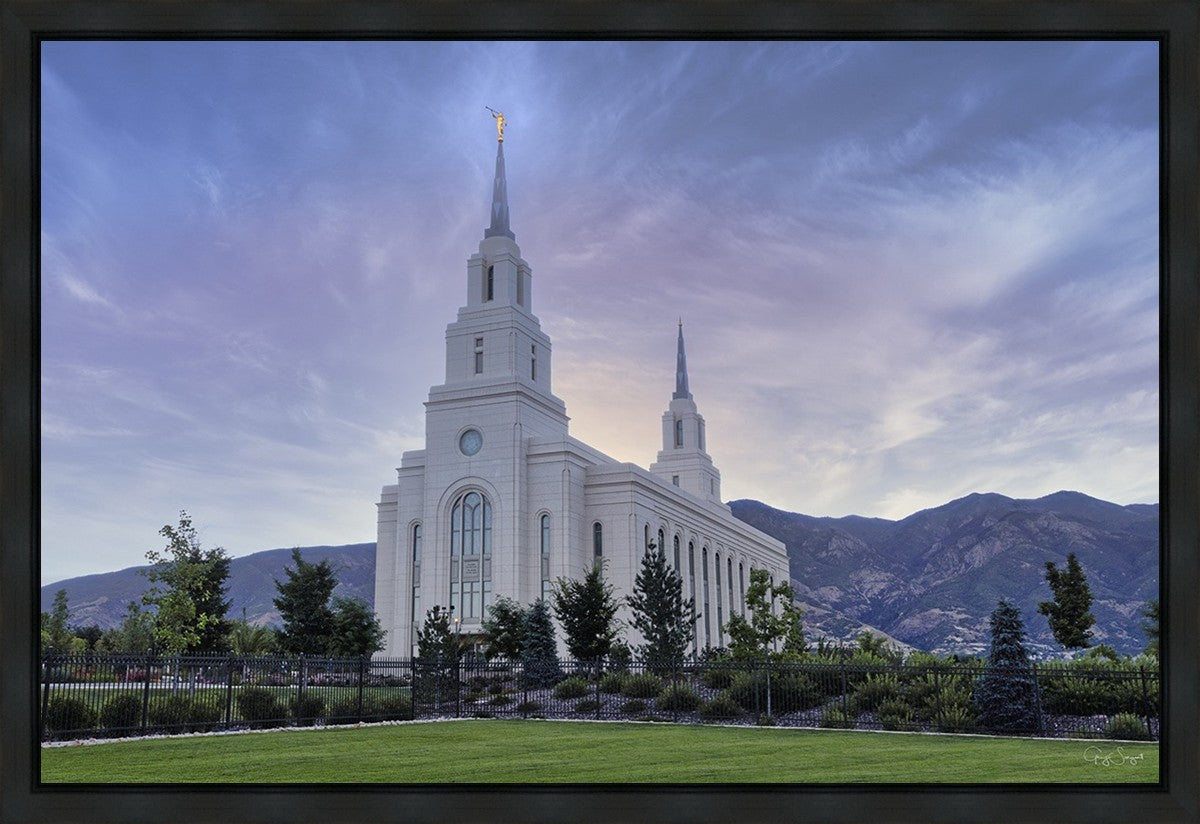 Layton Utah Morning Vista Gallery Wrap