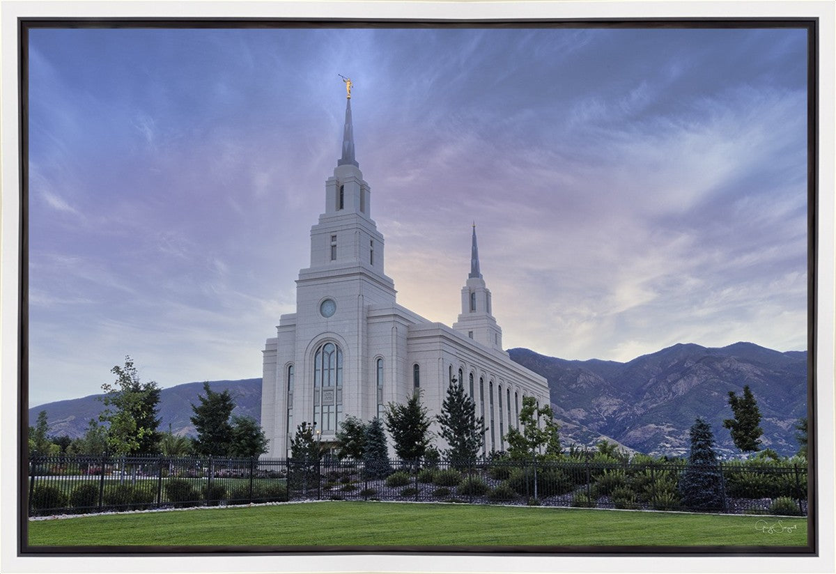 Layton Utah Morning Vista Gallery Wrap