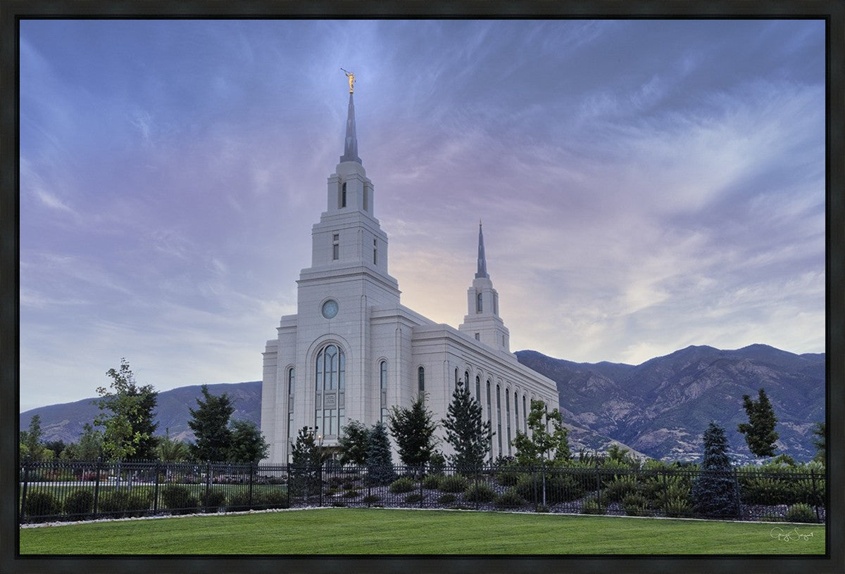 Layton Utah Morning Vista Gallery Wrap