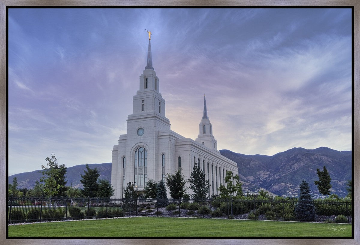 Layton Utah Morning Vista Gallery Wrap