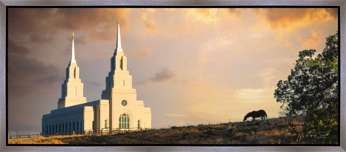 Layton Utah Celestial Sunrise Gallery Wrap