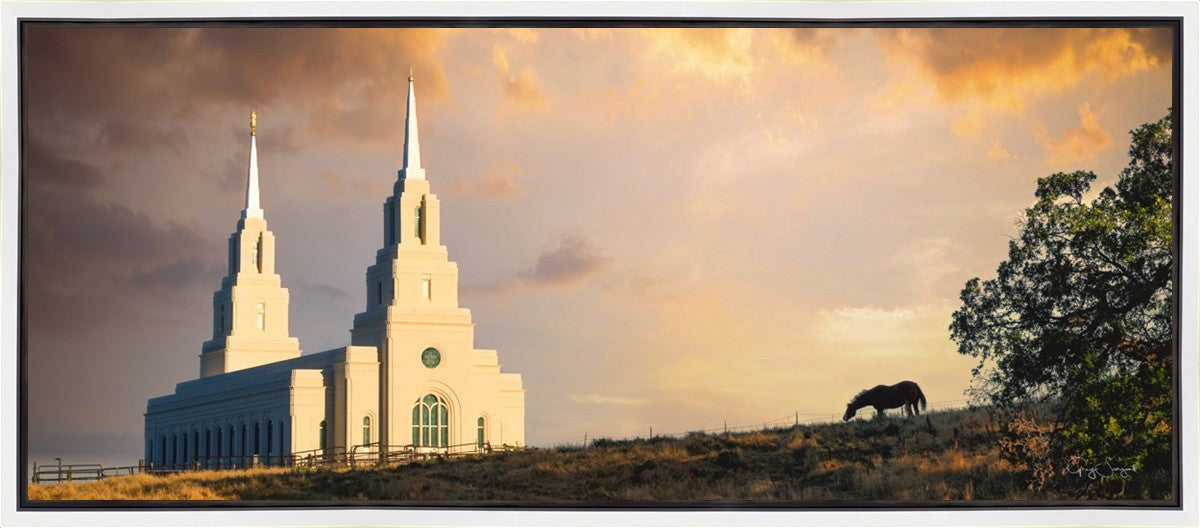 Layton Utah Celestial Sunrise Gallery Wrap