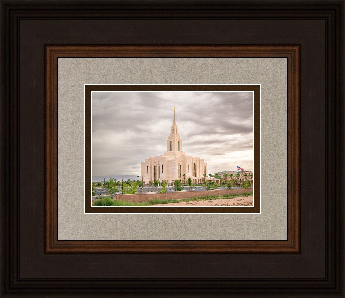 Red Cliffs Utah Dusty Sunset