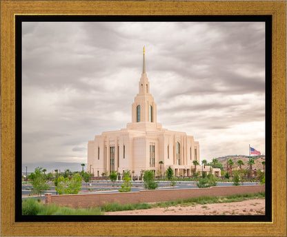 Red Cliffs Utah Dusty Sunset