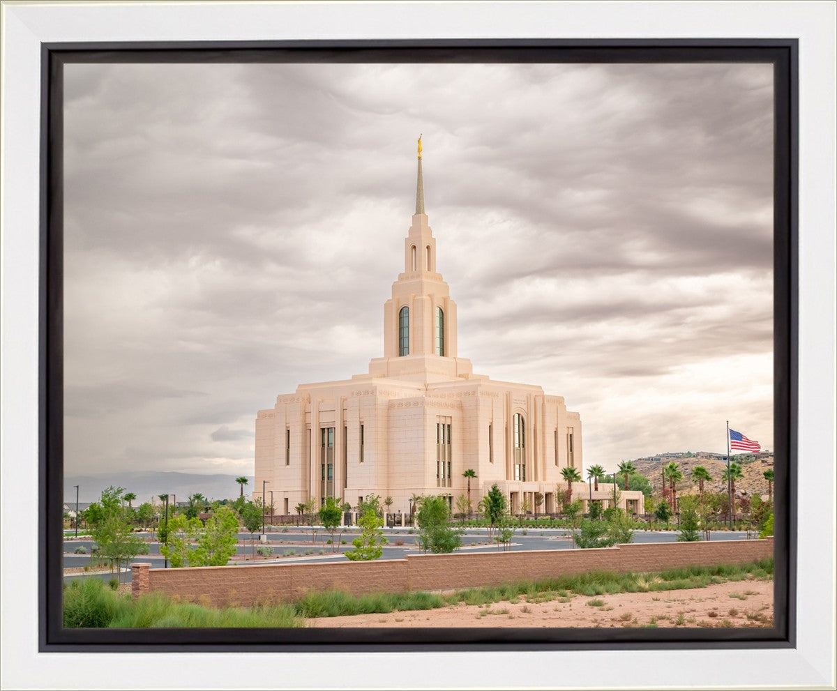 Red Cliffs Utah Dusty Sunset