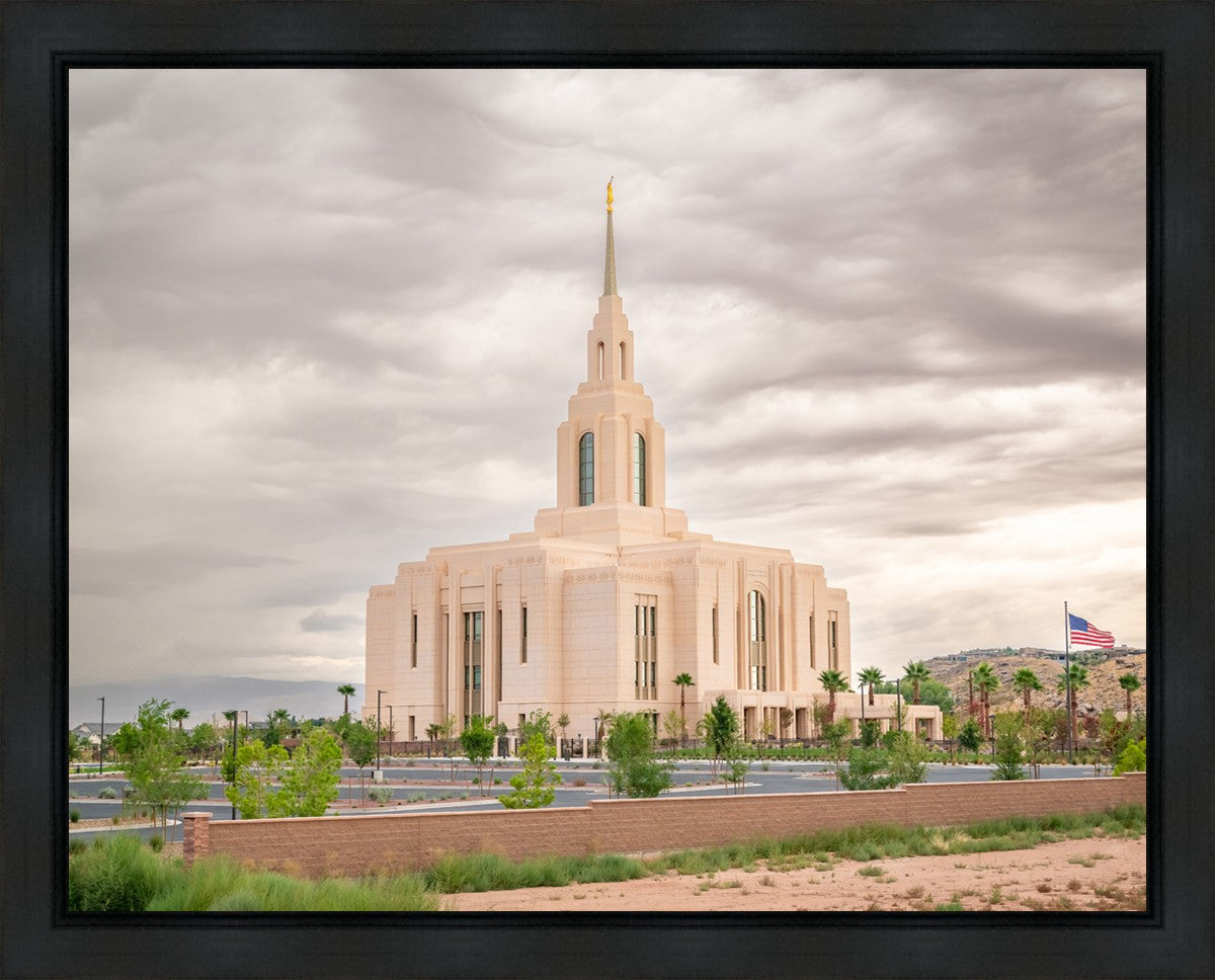 Red Cliffs Utah Dusty Sunset