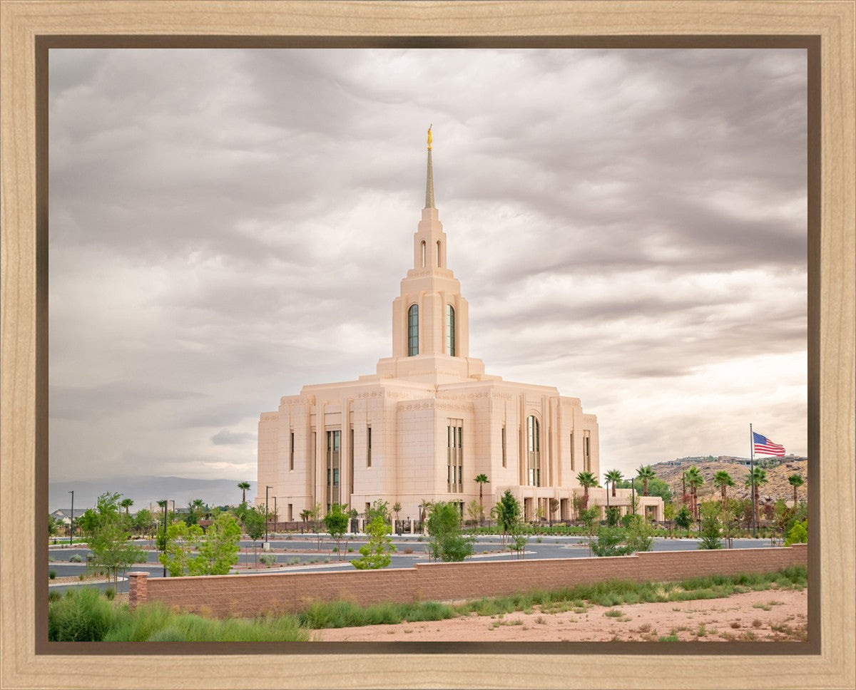 Red Cliffs Utah Dusty Sunset