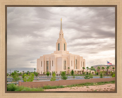 Red Cliffs Utah Dusty Sunset