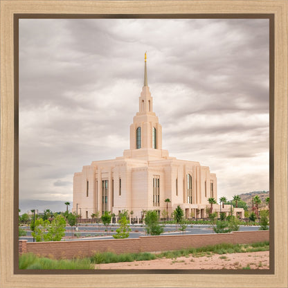 Red Cliffs Utah Dusty Sunset