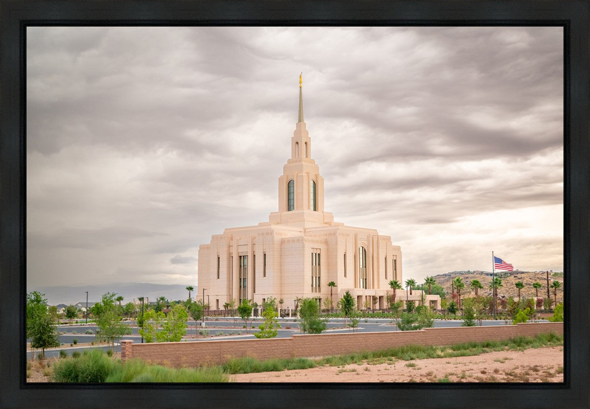 Red Cliffs Utah Dusty Sunset