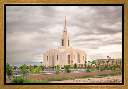 Red Cliffs Utah Dusty Sunset