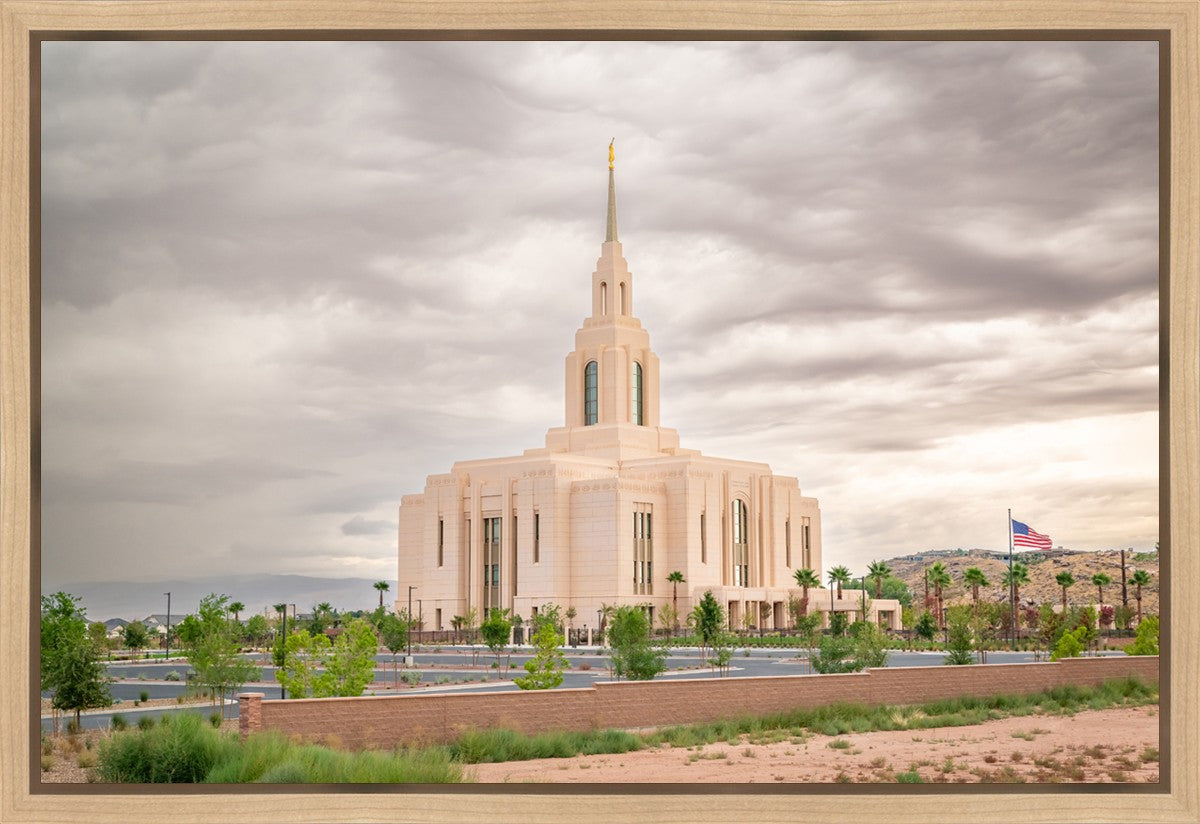 Red Cliffs Utah Dusty Sunset