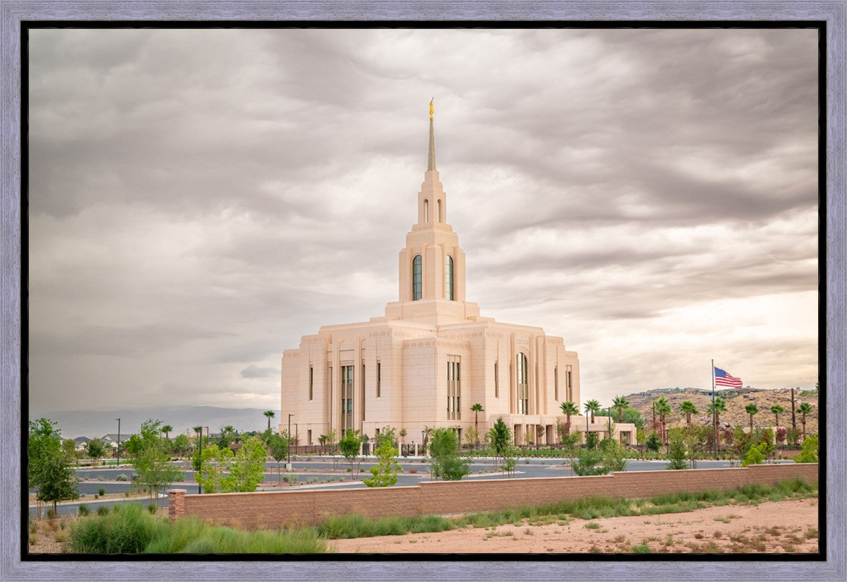 Red Cliffs Utah Dusty Sunset