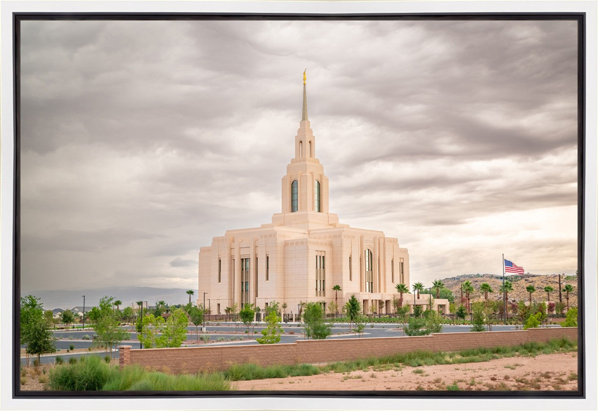 Red Cliffs Utah Dusty Sunset