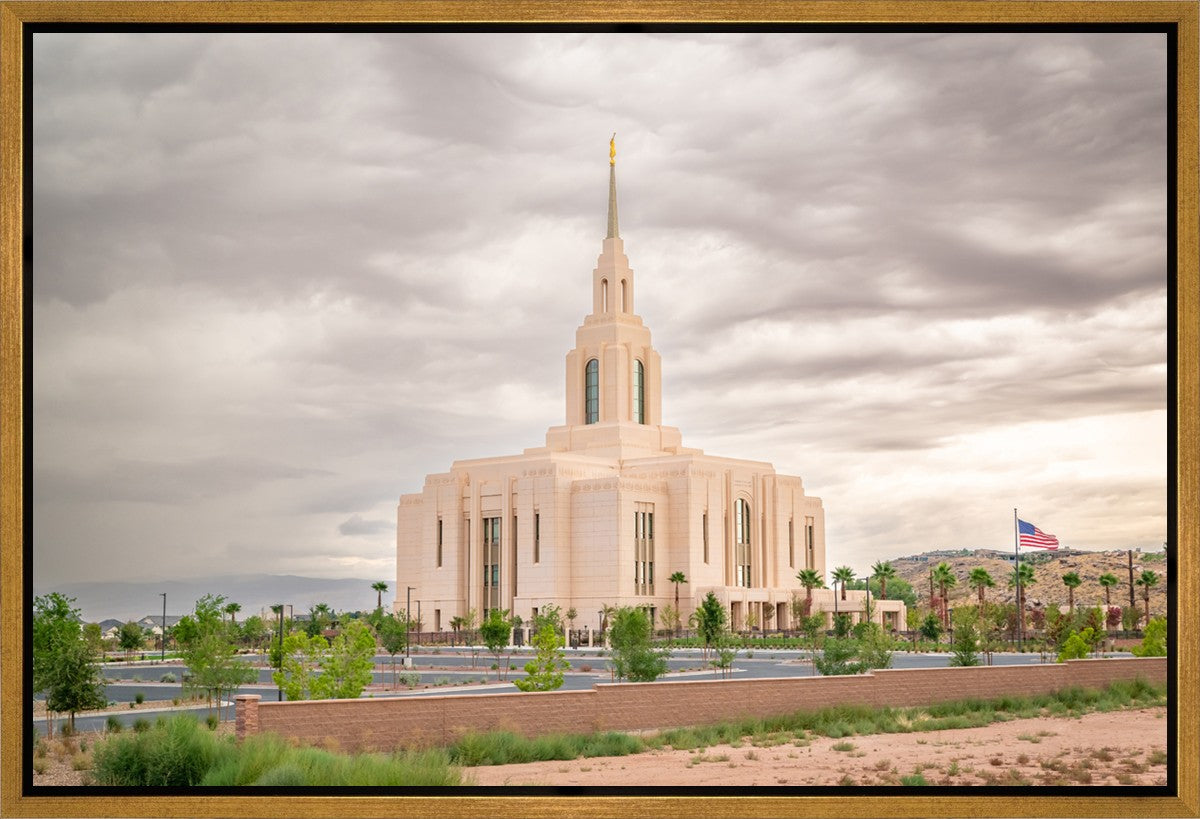 Red Cliffs Utah Dusty Sunset