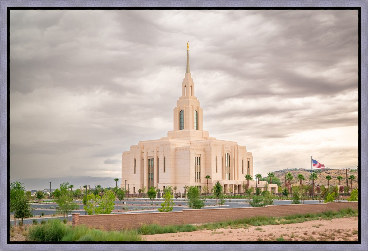 Red Cliffs Utah Dusty Sunset
