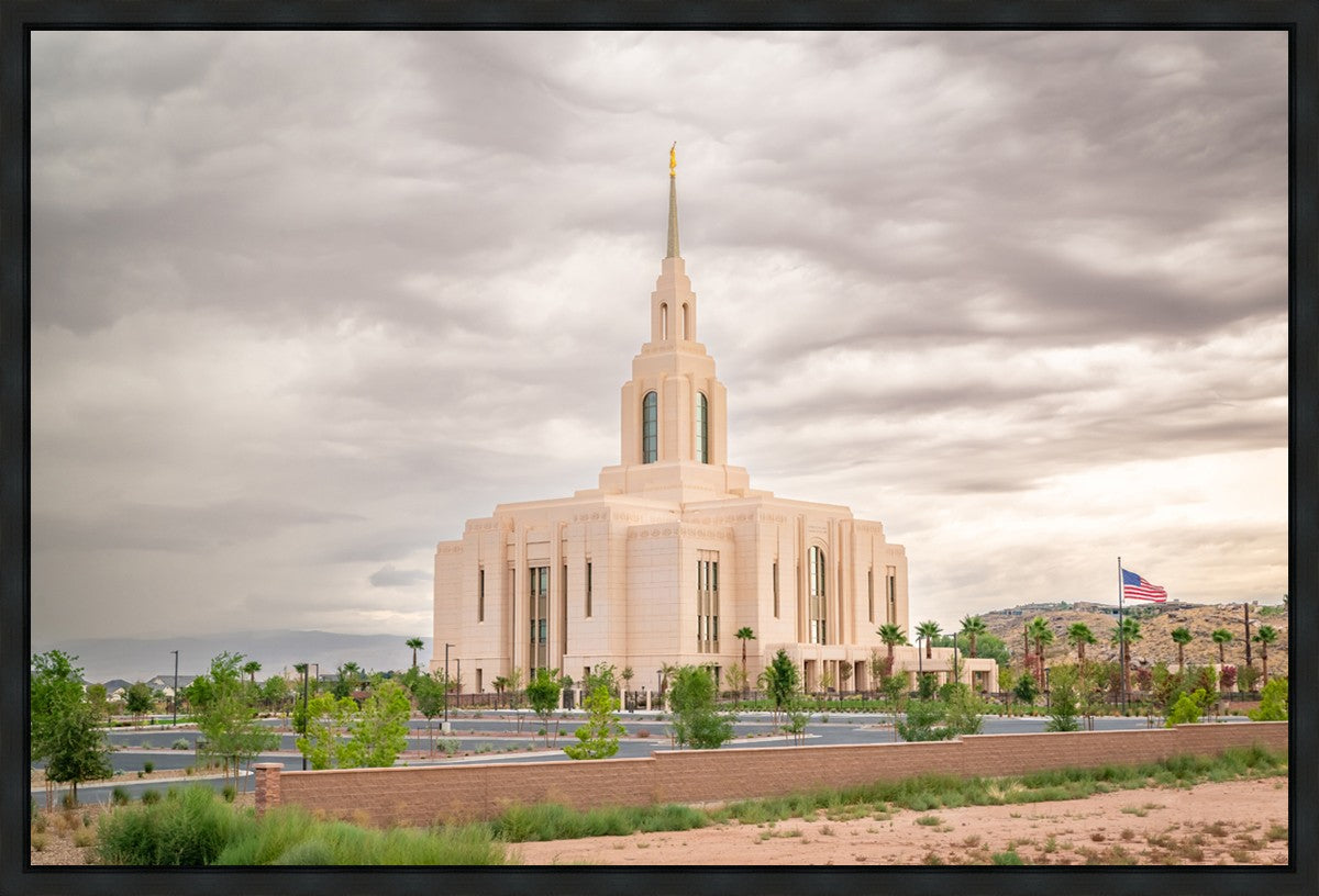 Red Cliffs Utah Dusty Sunset