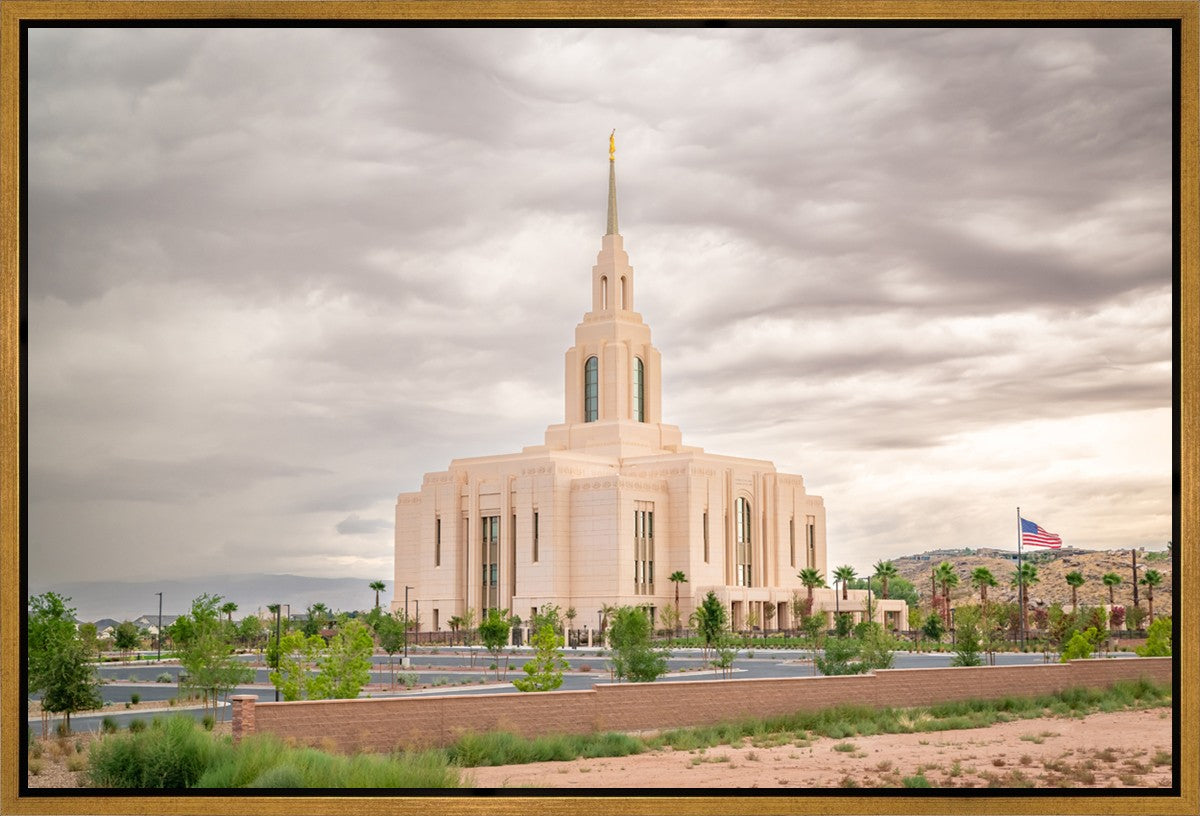 Red Cliffs Utah Dusty Sunset