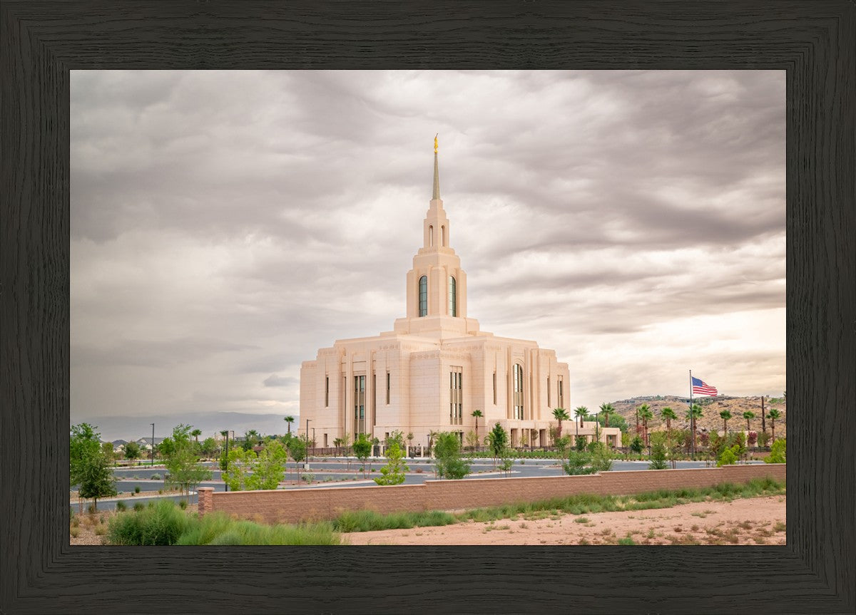 Red Cliffs Utah Dusty Sunset