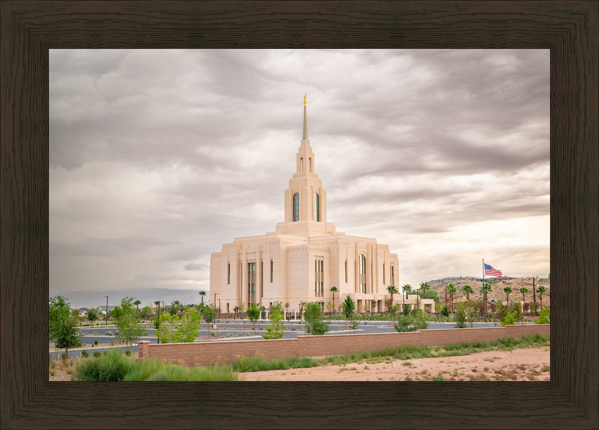 Red Cliffs Utah Dusty Sunset