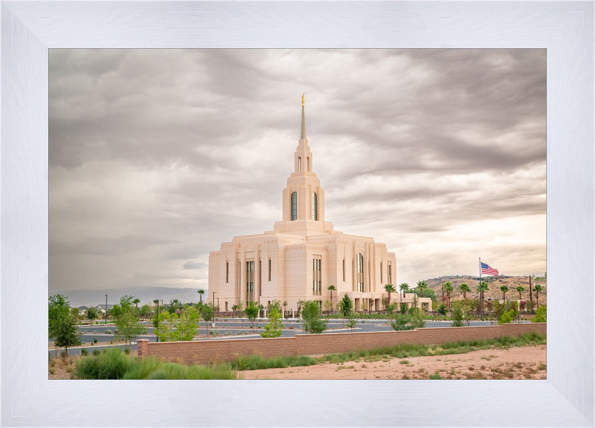 Red Cliffs Utah Dusty Sunset