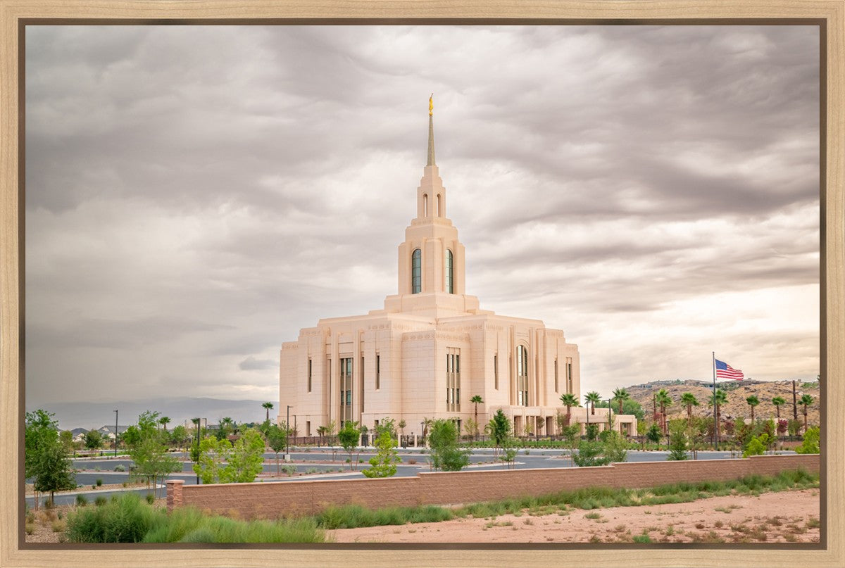 Red Cliffs Utah Dusty Sunset