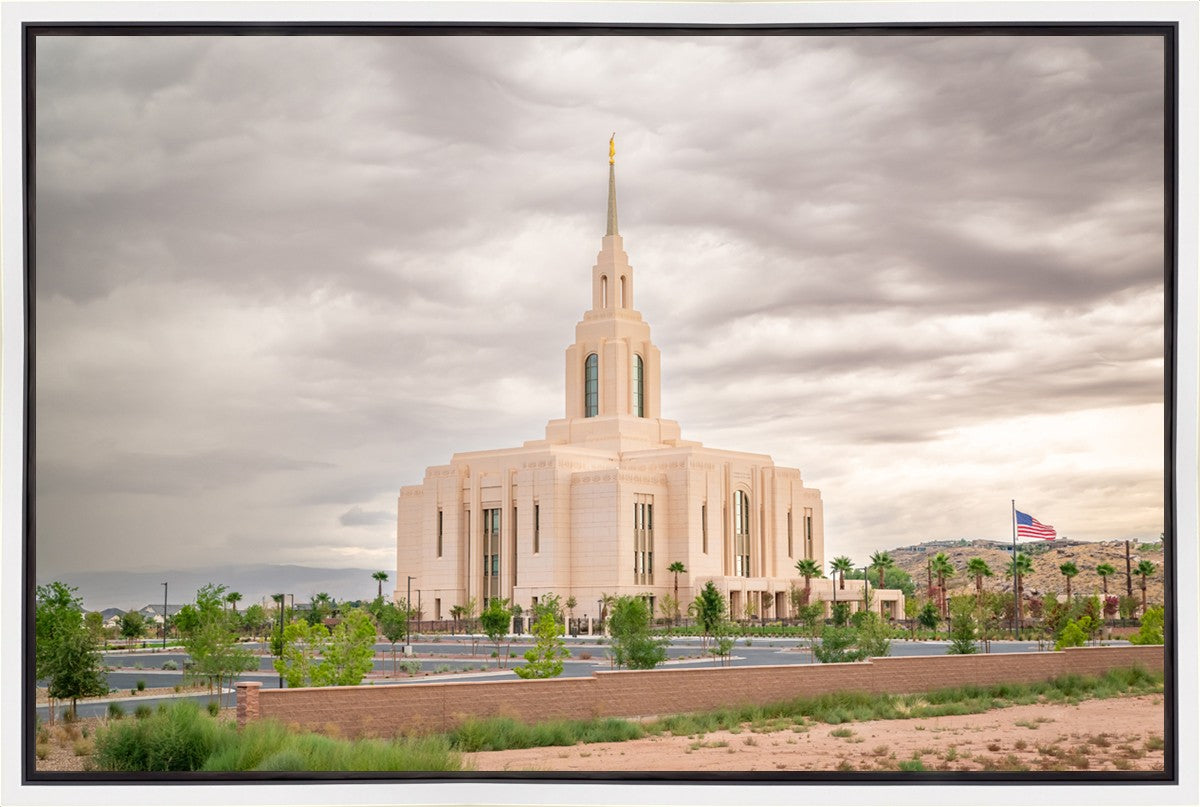 Red Cliffs Utah Dusty Sunset