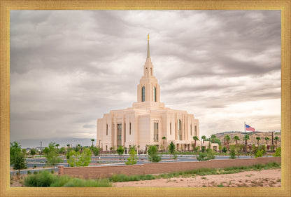 Red Cliffs Utah Dusty Sunset
