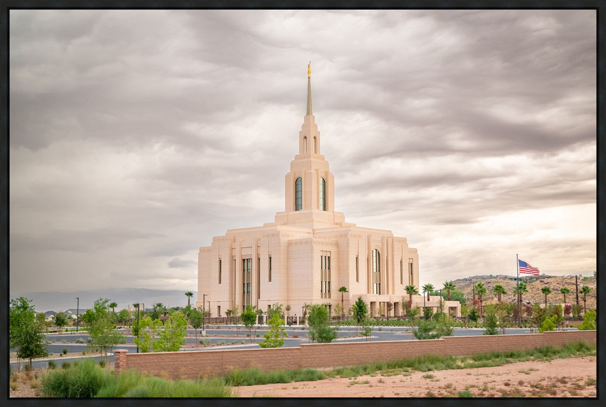 Red Cliffs Utah Dusty Sunset