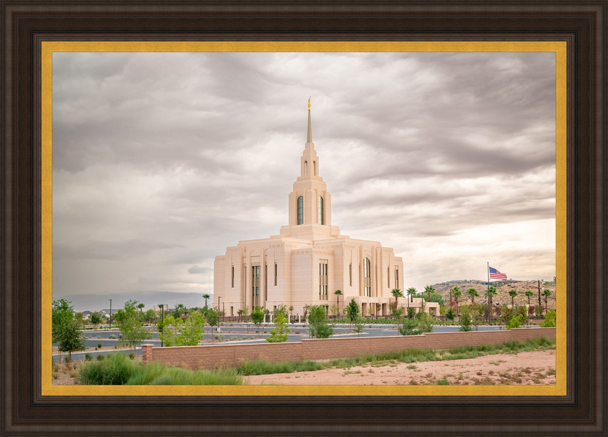 Red Cliffs Utah Dusty Sunset