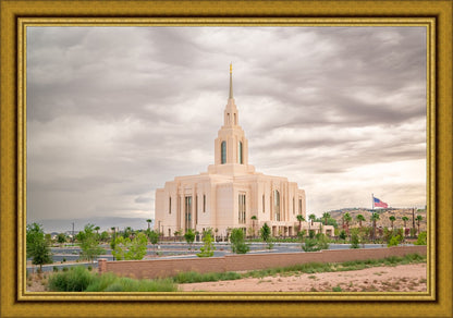 Red Cliffs Utah Dusty Sunset