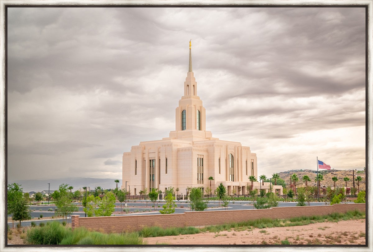 Red Cliffs Utah Dusty Sunset
