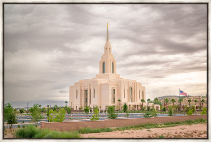 Red Cliffs Utah Dusty Sunset