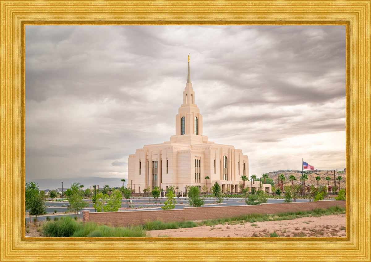 Red Cliffs Utah Dusty Sunset