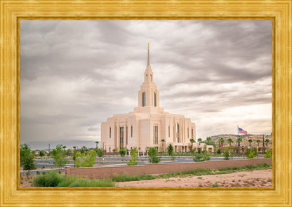 Red Cliffs Utah Dusty Sunset