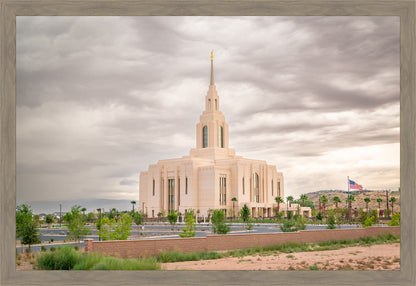 Red Cliffs Utah Dusty Sunset