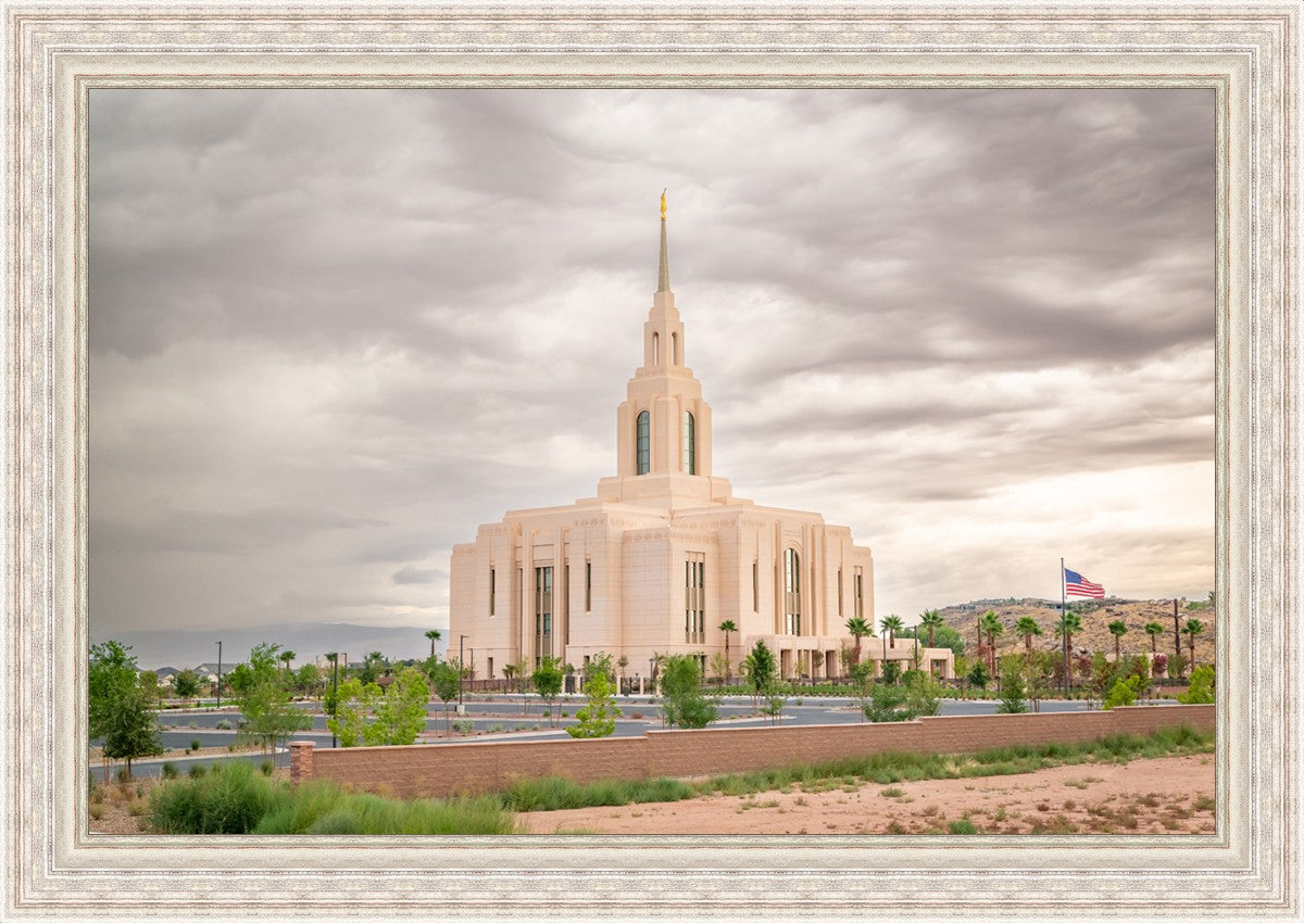 Red Cliffs Utah Dusty Sunset