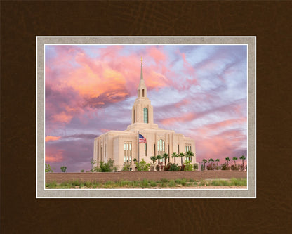 Red Cliffs Utah Sunset Glory