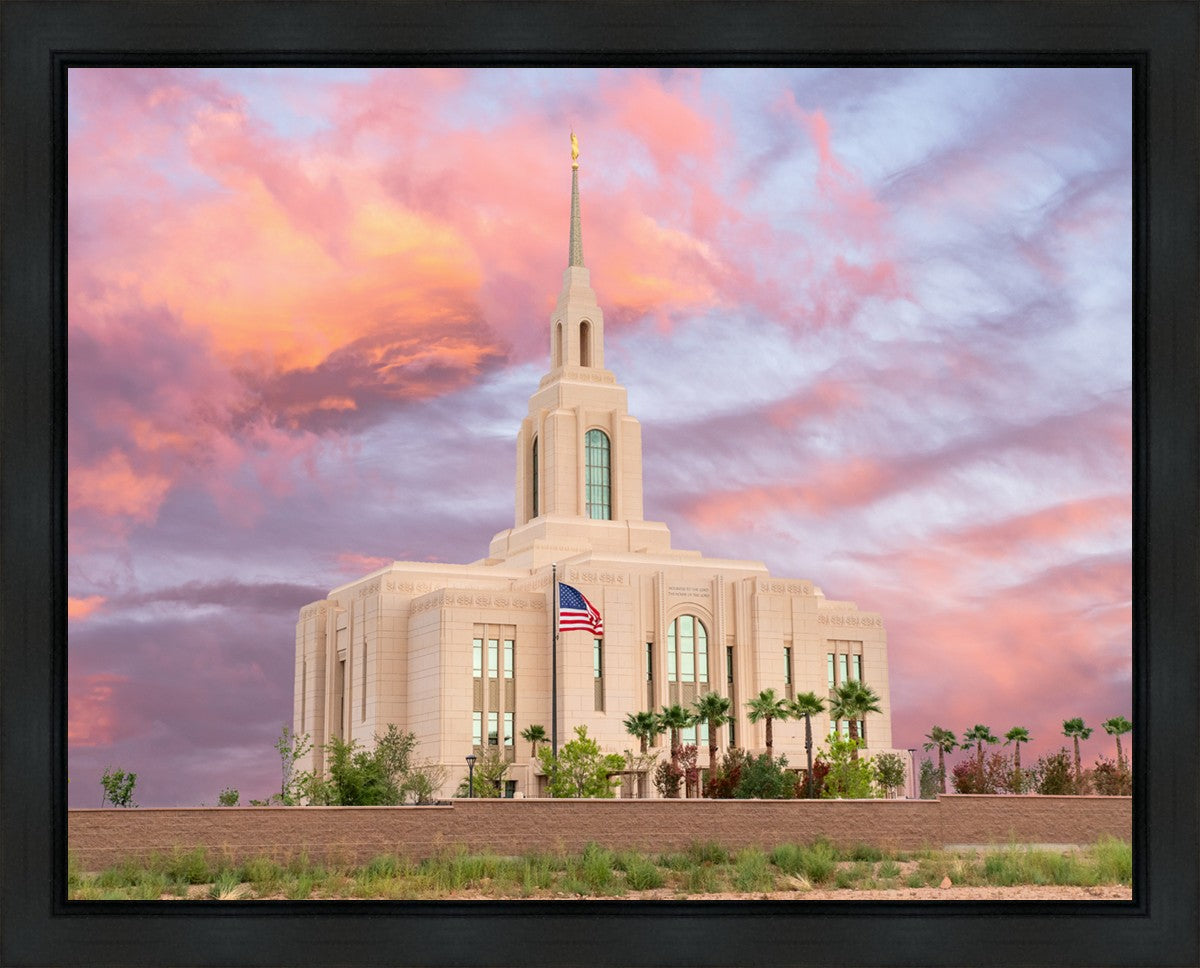 Red Cliffs Utah Sunset Glory
