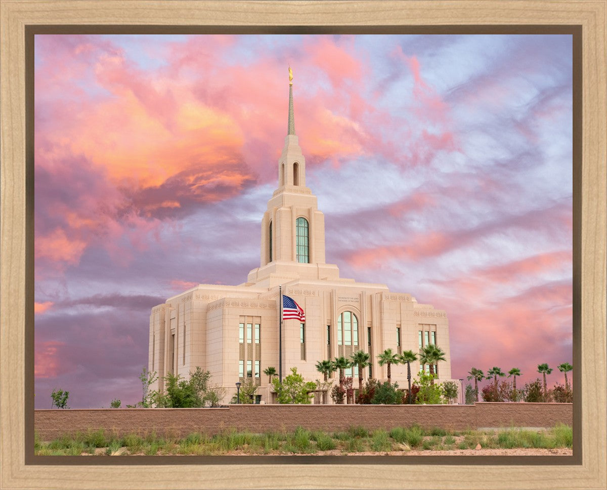 Red Cliffs Utah Sunset Glory