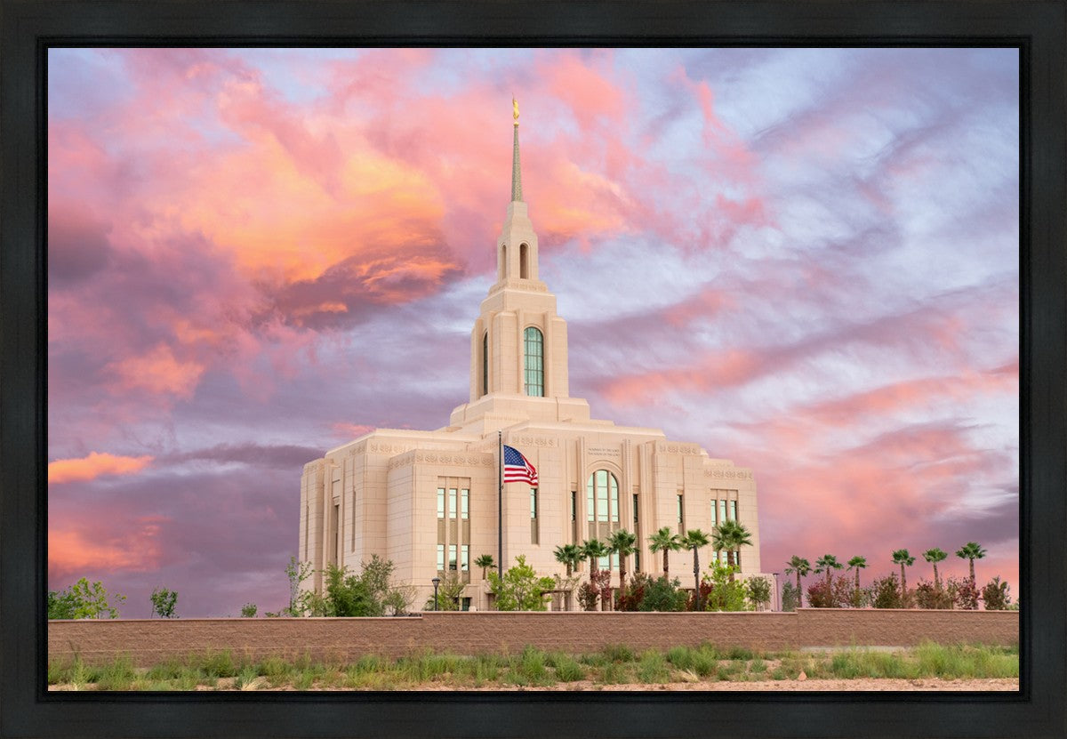 Red Cliffs Utah Sunset Glory