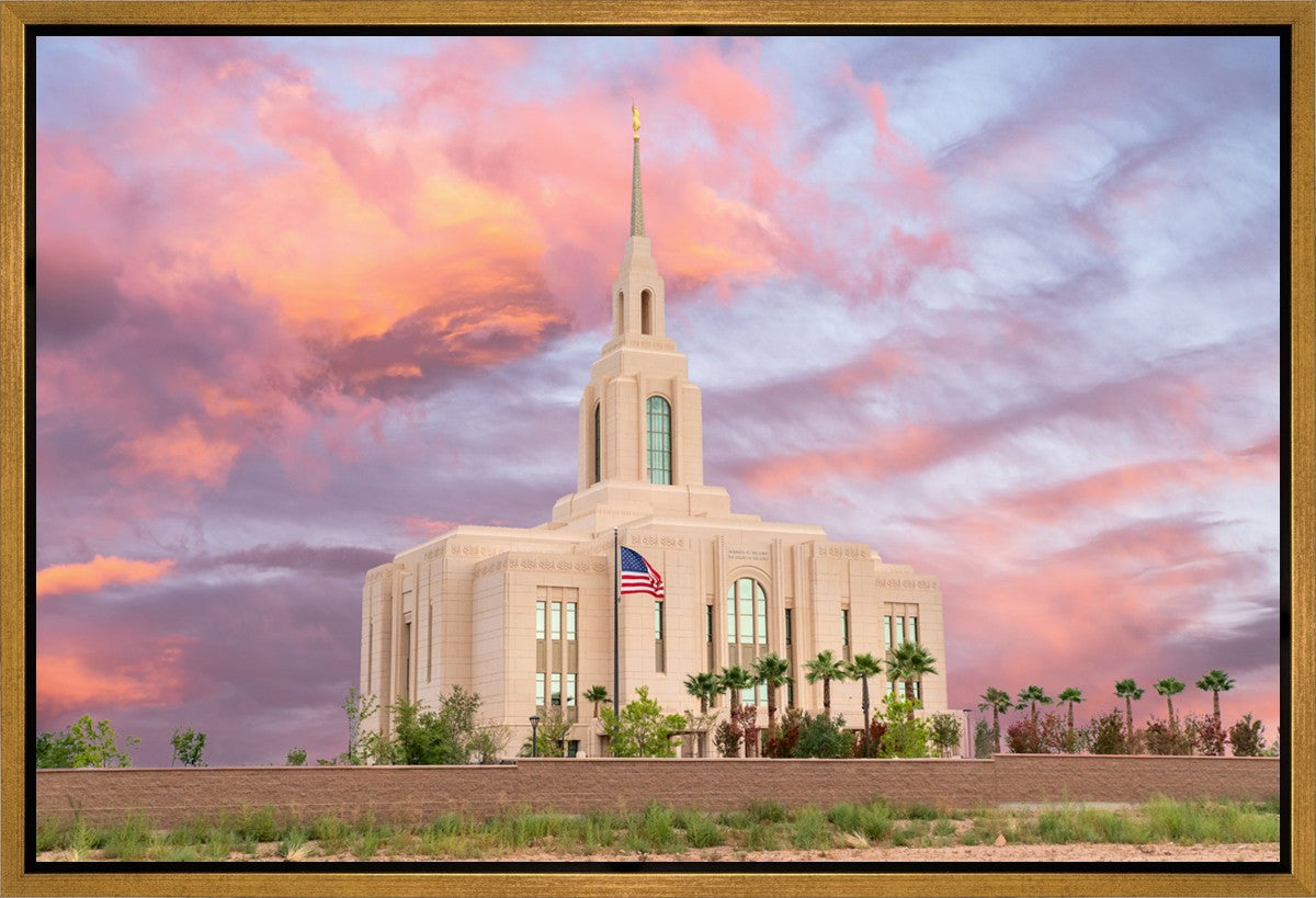 Red Cliffs Utah Sunset Glory