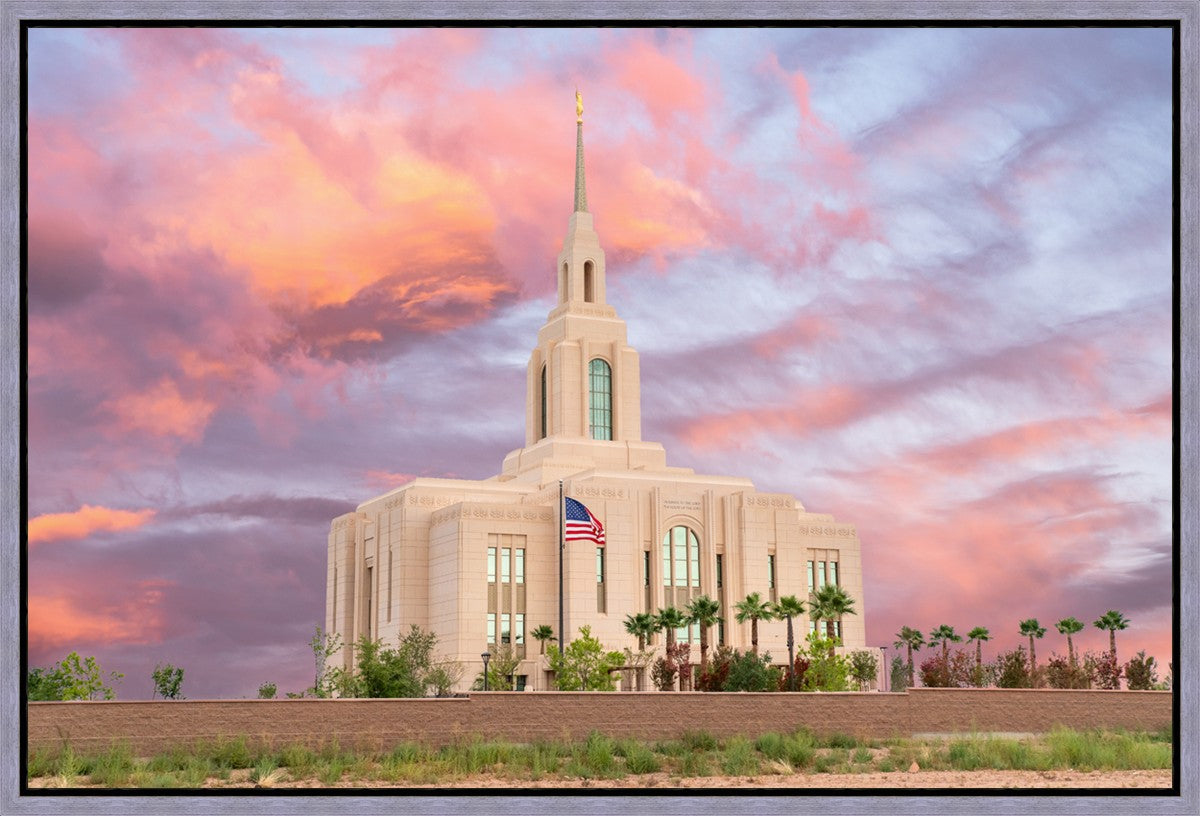 Red Cliffs Utah Sunset Glory