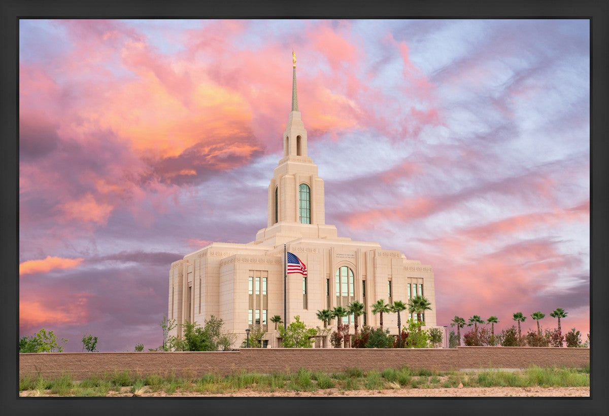 Red Cliffs Utah Sunset Glory