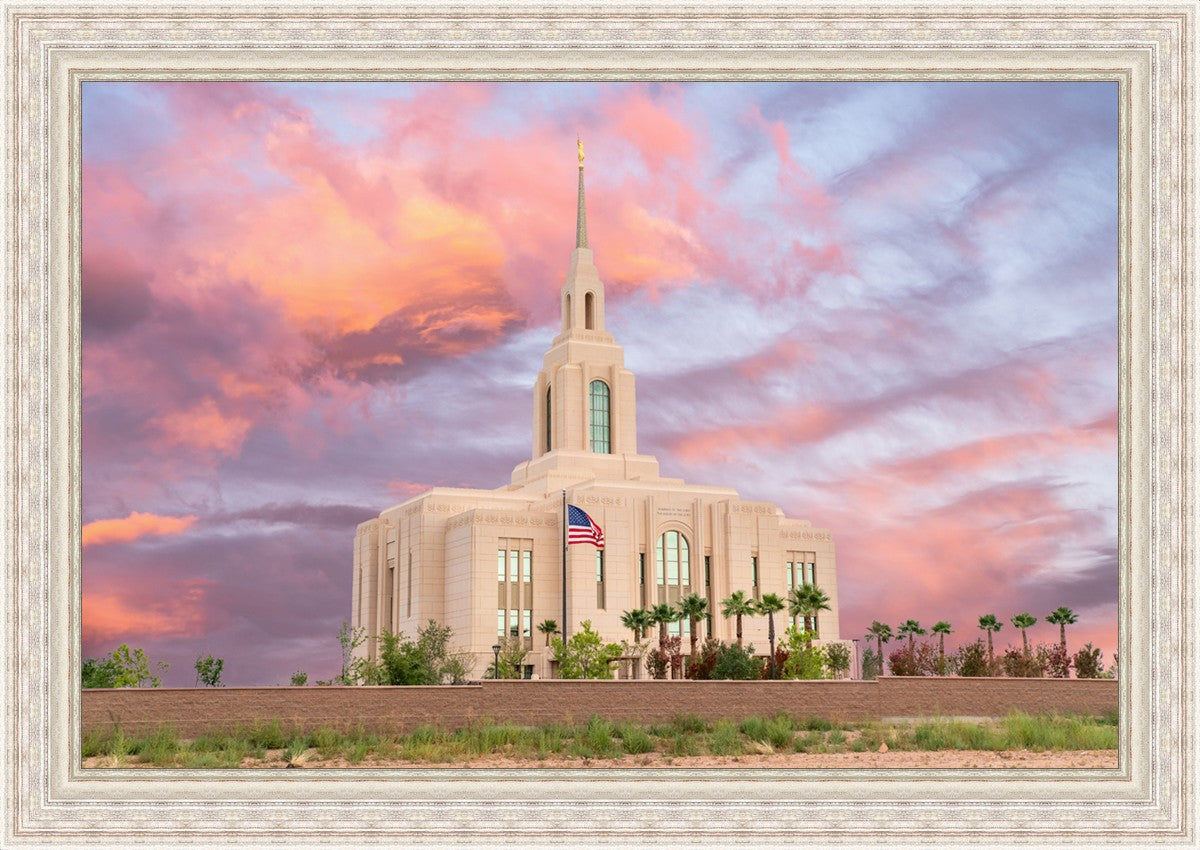Red Cliffs Utah Sunset Glory