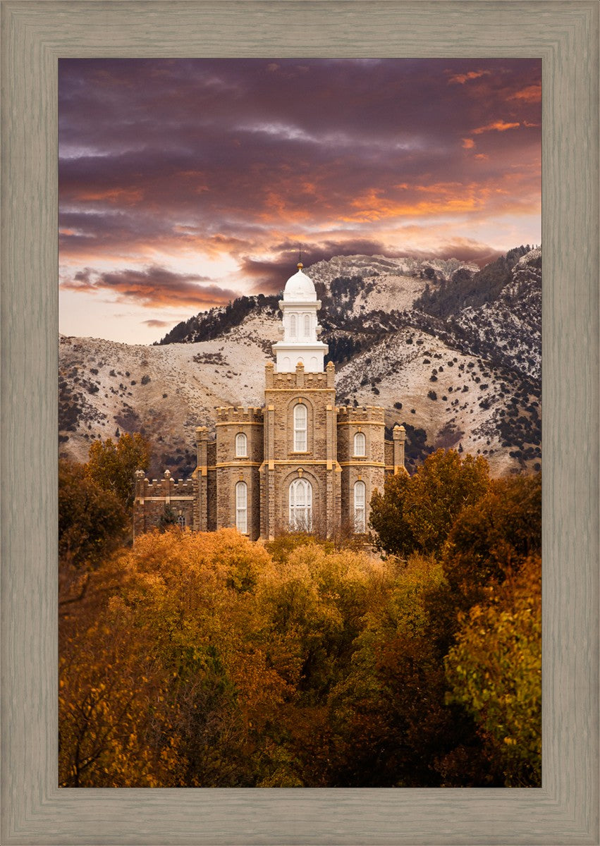 Logan Utah Fall Sunrise