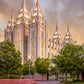 Salt Lake City Utah Eternal Glow