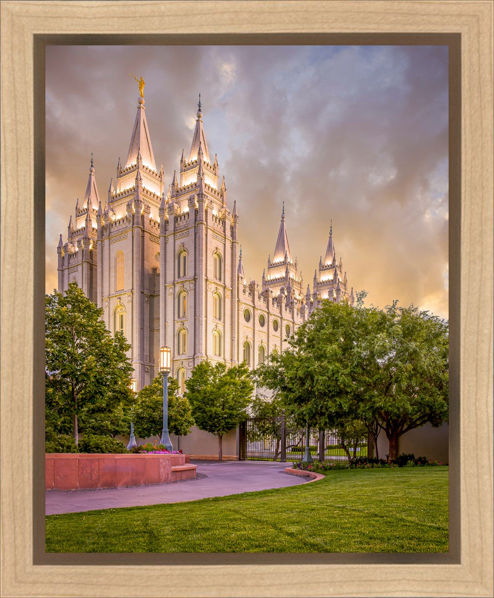 Salt Lake City Utah Eternal Glow