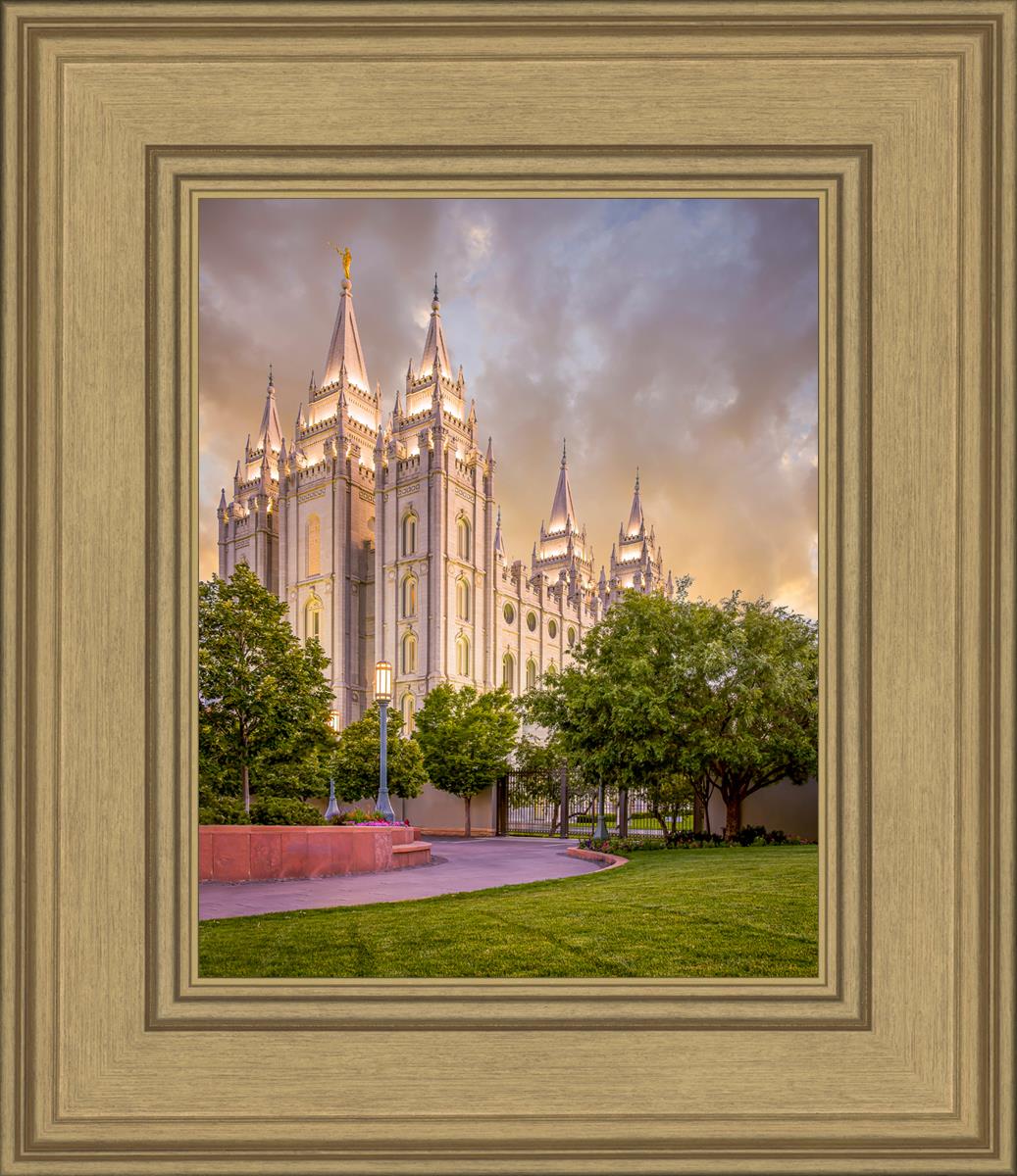 Salt Lake City Utah Eternal Glow